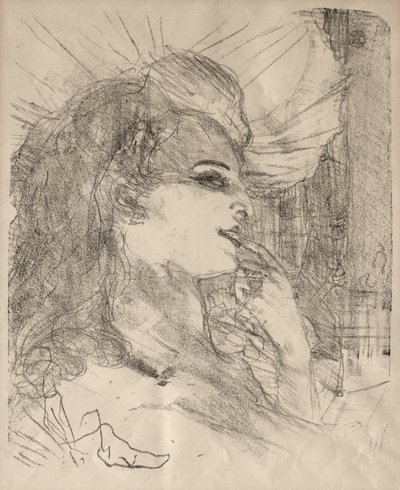 Ritratti di attori e attrici: Tredici litografie: Anna Held da Henri de Toulouse-Lautrec