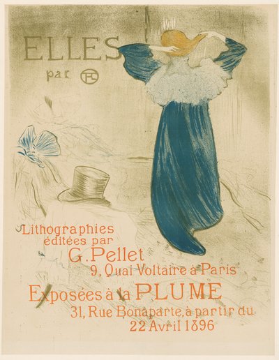 Poster per Elles da Henri de Toulouse-Lautrec