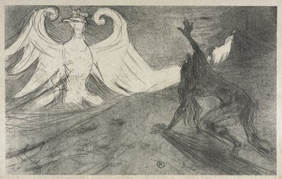 Progetto per frontespizio di: Ai piedi del Sinai da Henri de Toulouse-Lautrec