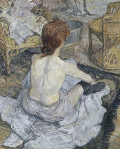 Rousse, noto anche come La Toilette da Henri de Toulouse-Lautrec