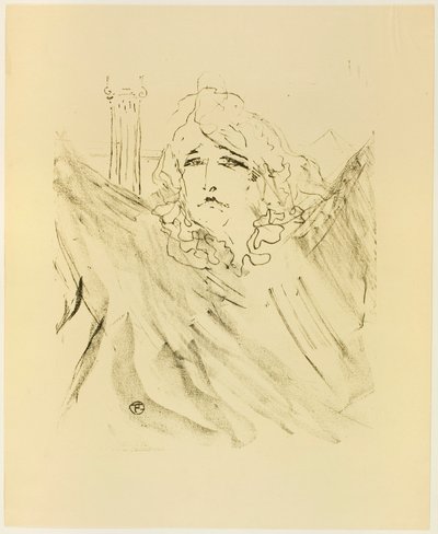 Sarah Bernhardt, da Treize Lithographies da Henri de Toulouse-Lautrec