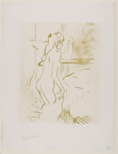 Studio di una donna da Henri de Toulouse-Lautrec