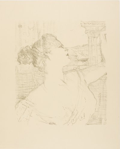 Sybil Sanderson, da Tredici Litografie da Henri de Toulouse-Lautrec