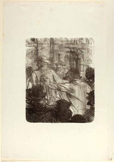 Mercato tessile, Cracovia, da Au Pied du Sinaï da Henri de Toulouse-Lautrec
