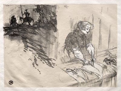 Le brevi gioie: Copertina da Henri de Toulouse-Lautrec