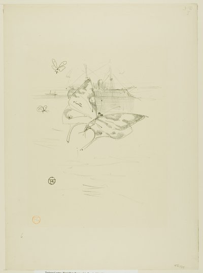 Le Farfalle, da Mélodies de Désiré Dihau da Henri de Toulouse-Lautrec