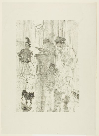 Il venditore di castagne da Henri de Toulouse-Lautrec