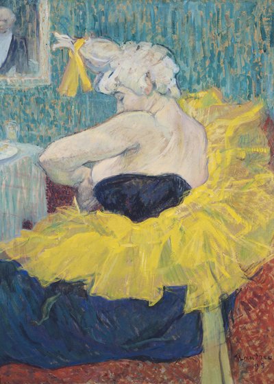 La clownessa Cha-U-Kao in un tutù da Henri de Toulouse Lautrec