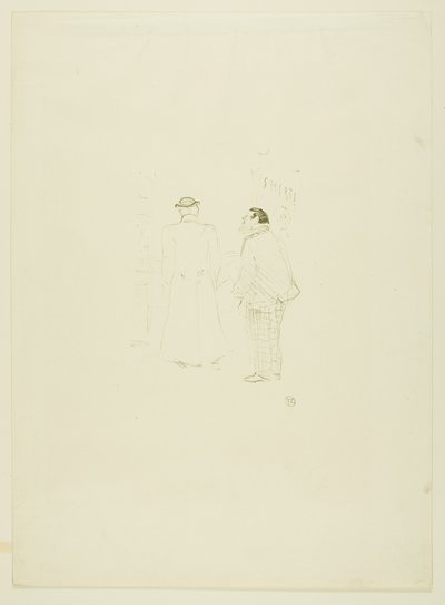 Il capo venditore di Jourdan e Brown da Henri de Toulouse-Lautrec