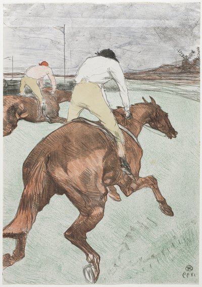 Il fantino da Henri de Toulouse-Lautrec
