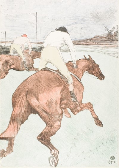 Il fantino da Henri de Toulouse-Lautrec