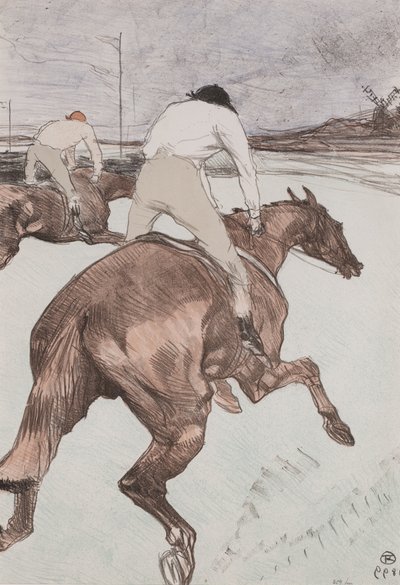 Il fantino da Henri de Toulouse Lautrec