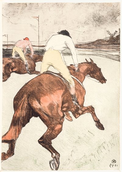 Il fantino da Henri de Toulouse Lautrec
