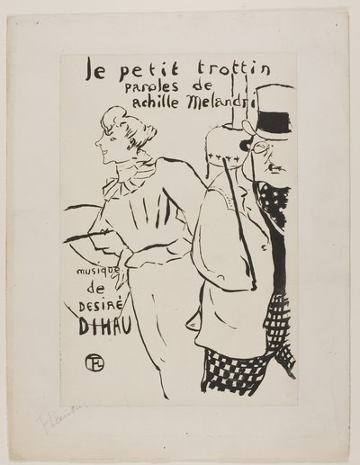 La piccola ragazza delle commissioni da Henri de Toulouse-Lautrec