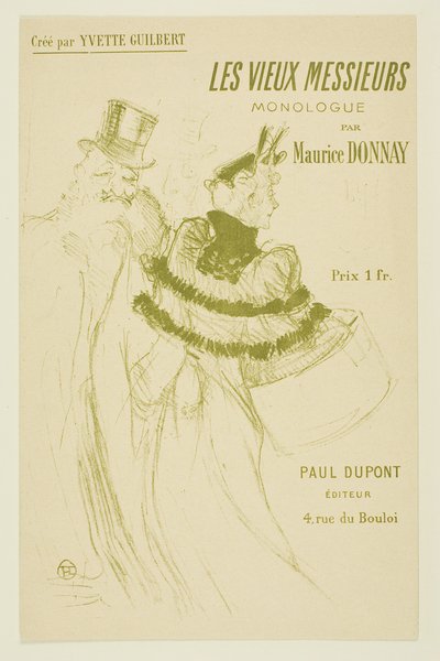 Il vecchio gentiluomo da Henri de Toulouse-Lautrec