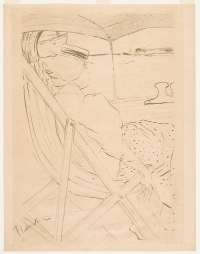 La passeggera del 54 da Henri de Toulouse-Lautrec