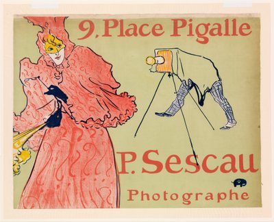 Il fotografo Sescau da Henri de Toulouse-Lautrec