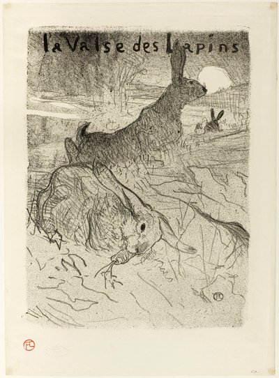 Il valzer dei conigli da Henri de Toulouse-Lautrec