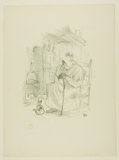 Il segreto, da Mélodies de Désiré Dihau da Henri de Toulouse-Lautrec