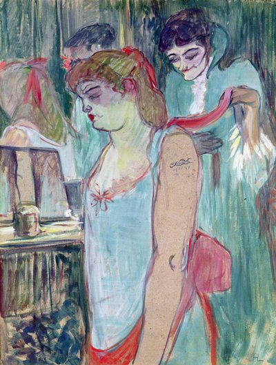 La Donna Tatuata o La Toilette da Henri de Toulouse Lautrec