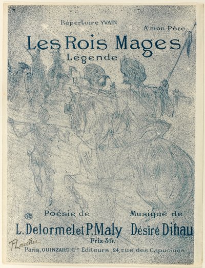 I tre Re Magi da Henri de Toulouse-Lautrec