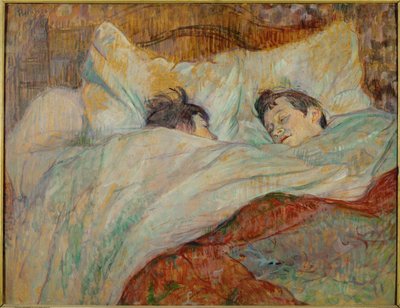 Il letto da Henri de Toulouse-Lautrec