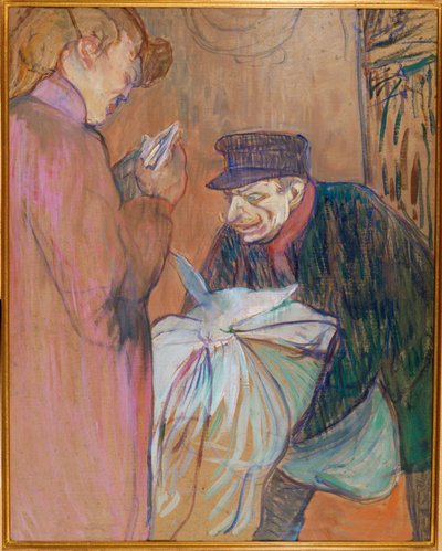Il lavandaio del bordello da Henri de Toulouse-Lautrec