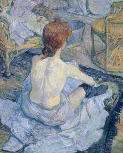 Donna alla toilette da Henri de Toulouse Lautrec