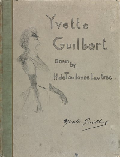 Yvette Guilbert-Serie Inglese: Copertina da Henri de Toulouse-Lautrec