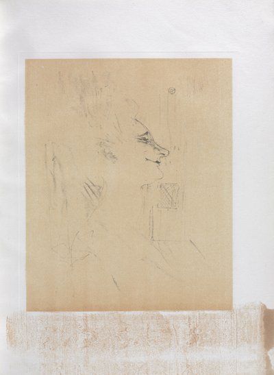 Yvette Guilbert-Serie Inglese: Ubriaca da Henri de Toulouse-Lautrec