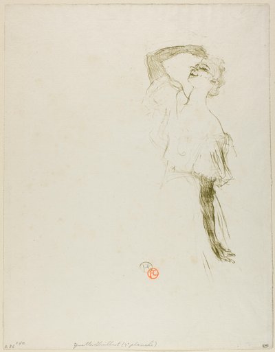 Yvette Guilbert da Henri de Toulouse-Lautrec