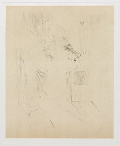 Yvette Guilbert Intossicata da Henri de Toulouse-Lautrec