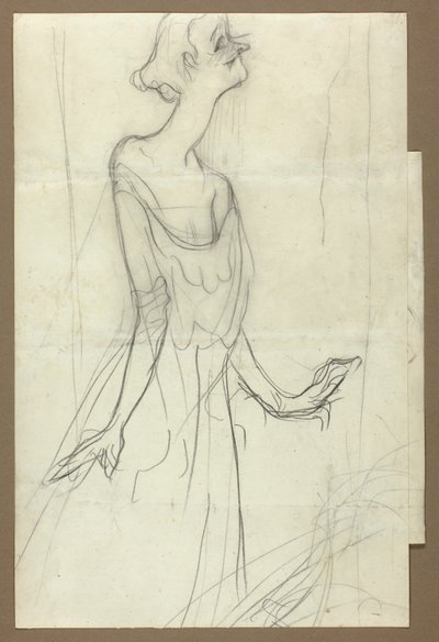Yvette Guilbert che canta da Henri de Toulouse-Lautrec