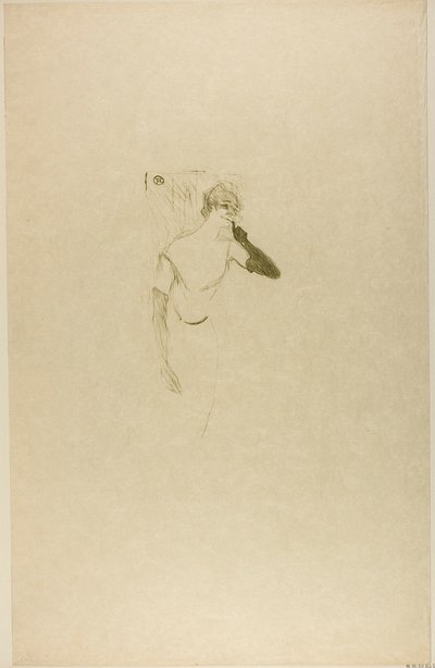 Yvette Guilbert, in Colombine a Pierrot da Henri de Toulouse-Lautrec
