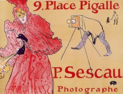 9. Place Pigalle - P. Sescau, Fotografo da Henri de Toulouse Lautrec