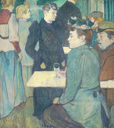 Un angolo del Moulin de la Galette da Henri de Toulouse Lautrec
