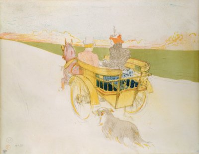 Una passeggiata in campagna, o la trappola inglese da Henri de Toulouse Lautrec