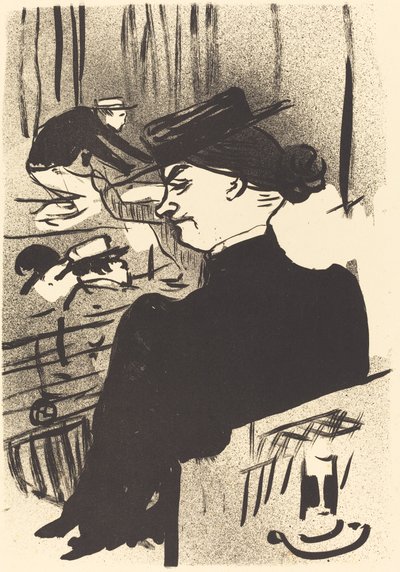 Una spettatrice, 1893 da Henri de Toulouse Lautrec
