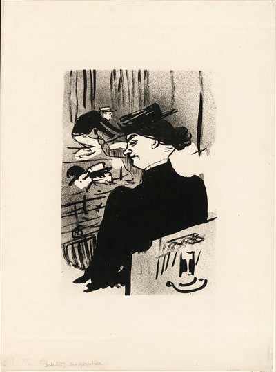 Uno spettatore, da Le Café-Concert da Henri de Toulouse Lautrec