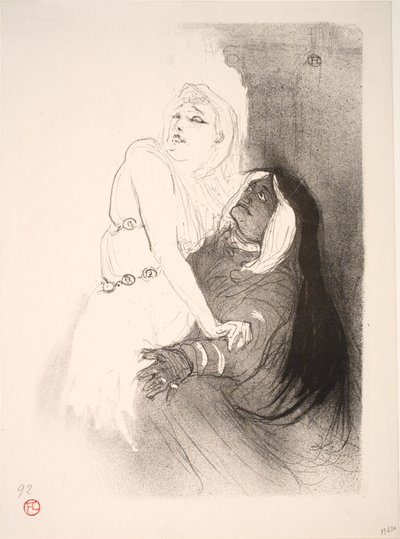 Alla Rinascenza, Sarah Bernhardt in Fedra da Henri de Toulouse Lautrec