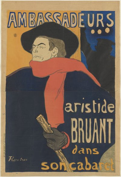 Ambassadeurs: Aristide Bruant da Henri de Toulouse Lautrec