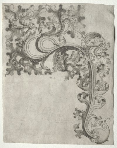 Un ornamento a foglia di quercia da Henri de Toulouse Lautrec