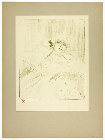 Una vecchia canzone, quinto piatto di Yvette Guilbert da Henri de Toulouse Lautrec