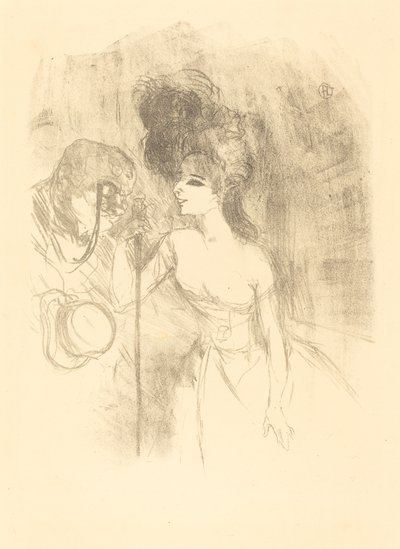 Anna Held e Baldy (Anna Held et Baldy) da Henri de Toulouse Lautrec