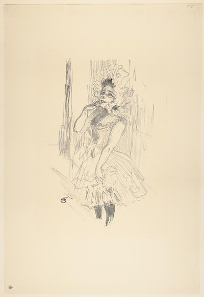 Anna Held, in Tutte queste Dame al Teatro da Henri de Toulouse Lautrec