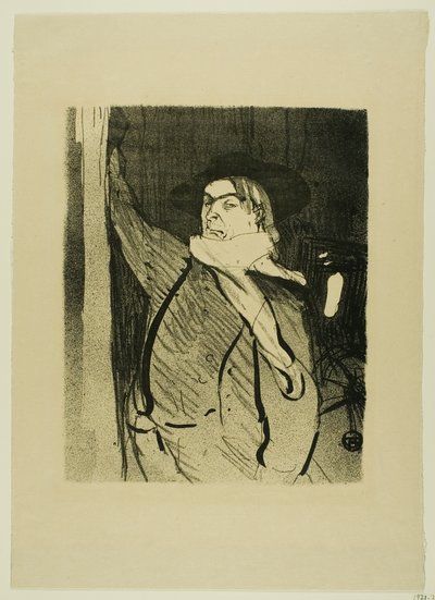 Aristide Bruant, da Le Café-Concert da Henri de Toulouse Lautrec