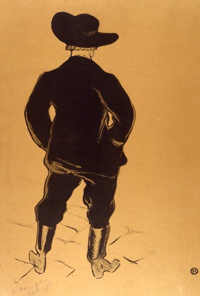 Aristide Bruant in Mirliton da Henri de Toulouse Lautrec