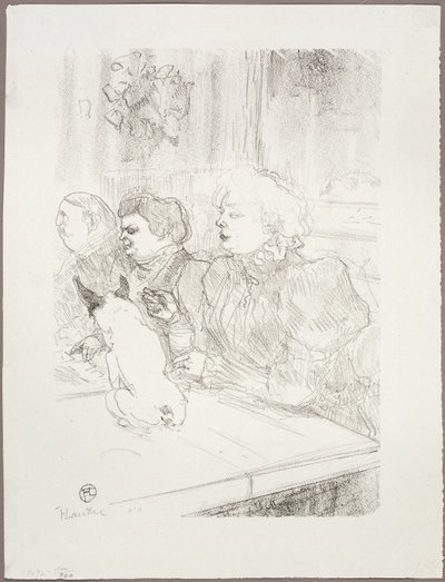 A La Souris, Madame Palmyre da Henri de Toulouse Lautrec