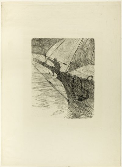 In mare di notte, da Mélodies de Désiré Dihau da Henri de Toulouse Lautrec