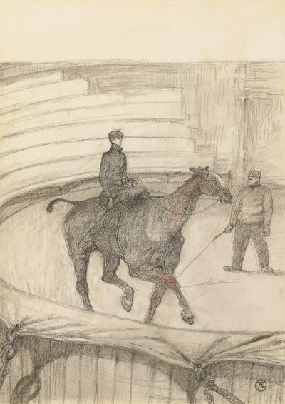 Al circo: Prova, 1899 da Henri de Toulouse Lautrec